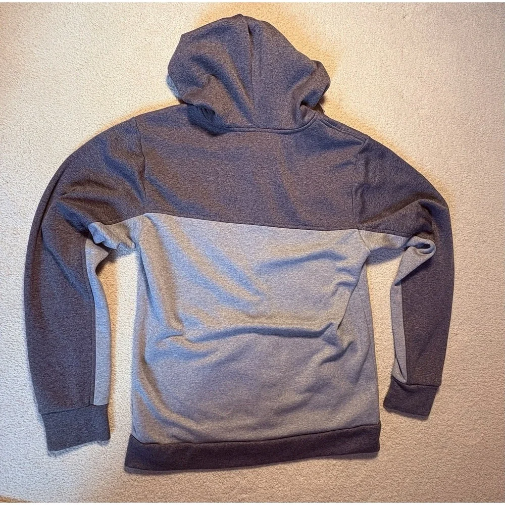 The North Face Hoodie Sherpa Lined Full Zip Hoodie Gray Men's Medium Fleece